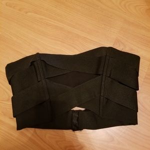 NWOT WOW Couture bandage crop top